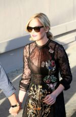 KIRSTEN DUNST Leaves Jimmy Kimmel Live in Los Angeles 03/15/2016