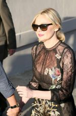 KIRSTEN DUNST Leaves Jimmy Kimmel Live in Los Angeles 03/15/2016