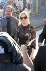 KIRSTEN DUNST Leaves Jimmy Kimmel Live in Los Angeles 03/15/2016