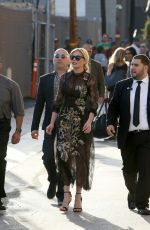 KIRSTEN DUNST Leaves Jimmy Kimmel Live in Los Angeles 03/15/2016