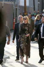 KIRSTEN DUNST Leaves Jimmy Kimmel Live in Los Angeles 03/15/2016