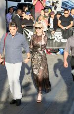 KIRSTEN DUNST Leaves Jimmy Kimmel Live in Los Angeles 03/15/2016