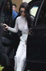 KOURTNEY KARDASHIAN Arrives at a Church in Agoura Hills 03/27/2016