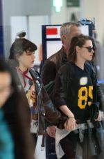 KRISTEN STEWART and SoKo at CDG Airport in Paris 03/20/2016