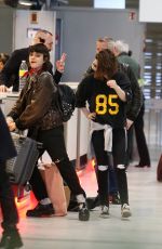 KRISTEN STEWART and SoKo at CDG Airport in Paris 03/20/2016