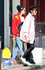 KRISTEN STEWART and SoKo Out and About in Paris 03/18/2016