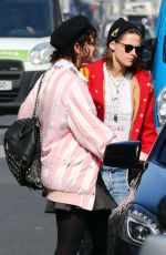 KRISTEN STEWART and SoKo Out and About in Paris 03/18/2016