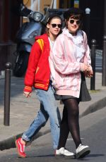 KRISTEN STEWART and SoKo Out and About in Paris 03/18/2016