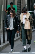 KRISTEN STEWART and SoKo Out in Paris 03/15/2016