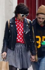 KRISTEN STEWART and SoKo Out Shopping in Paris 03/19/2016