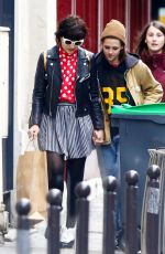 KRISTEN STEWART and SoKo Out Shopping in Paris 03/19/2016