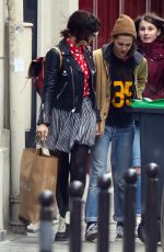 KRISTEN STEWART and SoKo Out Shopping in Paris 03/19/2016