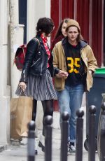 KRISTEN STEWART and SoKo Out Shopping in Paris 03/19/2016