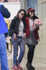KRISTEN STEWART Greeted by Soko in Paris 01/13/2016