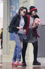 KRISTEN STEWART Greeted by Soko in Paris 01/13/2016