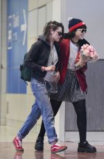 KRISTEN STEWART Greeted by Soko in Paris 01/13/2016