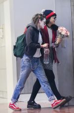 KRISTEN STEWART Greeted by Soko in Paris 01/13/2016
