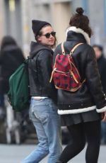 KRISTEN STEWART Holding Hands with Soko Out in Paris 03/14/2016