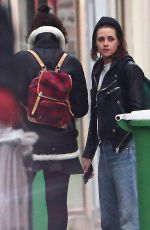 KRISTEN STEWART Holding Hands with Soko Out in Paris 03/14/2016