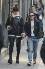 KRISTEN STEWART Holding Hands with Soko Out in Paris 03/14/2016