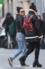 KRISTEN STEWART Holding Hands with Soko Out in Paris 03/14/2016
