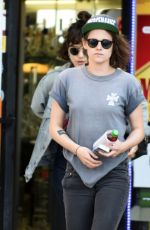 KRISTEN STEWART Leaves Cafe Gratitude with French Singer/actress Soko in Los Angeles 03/02/2016