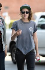 KRISTEN STEWART Leaves Cafe Gratitude with French Singer/actress Soko in Los Angeles 03/02/2016