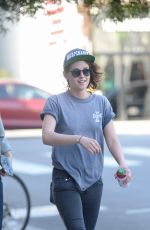 KRISTEN STEWART Leaves Cafe Gratitude with French Singer/actress Soko in Los Angeles 03/02/2016