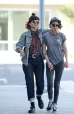 KRISTEN STEWART Leaves Cafe Gratitude with French Singer/actress Soko in Los Angeles 03/02/2016