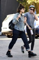 KRISTEN STEWART Leaves Cafe Gratitude with French Singer/actress Soko in Los Angeles 03/02/2016