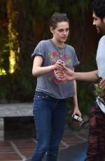 KRISTEN STEWART Out for Lunch in Los Angeles 03/24/2016