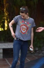 KRISTEN STEWART Out for Lunch in Los Angeles 03/24/2016