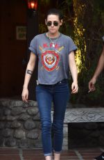 KRISTEN STEWART Out for Lunch in Los Angeles 03/24/2016