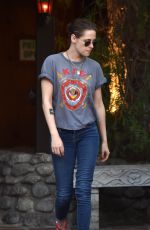 KRISTEN STEWART Out for Lunch in Los Angeles 03/24/2016