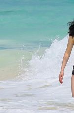 KRYSTEN RITTER in Bikini at a Beach in Cancun 03/19/2016