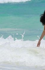 KRYSTEN RITTER in Bikini at a Beach in Cancun 03/19/2016