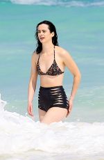 KRYSTEN RITTER in Bikini at a Beach in Cancun 03/19/2016