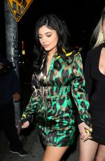 KYLIE JENNER Arrives at Nice Guy in West Hollywood 03/18/2016