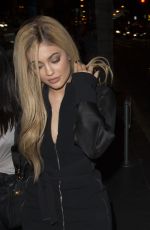 KYLIE JENNER Night Out in West Hollywood 03/24/2016