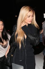 KYLIE JENNER Night Out in West Hollywood 03/24/2016
