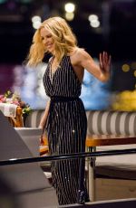 KYLIE MINOGUE Leaves the Qatar Airways Event in Sydney 03/03/2016