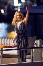 KYLIE MINOGUE Leaves the Qatar Airways Event in Sydney 03/03/2016
