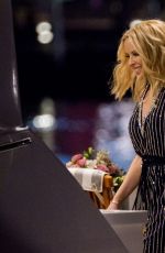 KYLIE MINOGUE Leaves the Qatar Airways Event in Sydney 03/03/2016