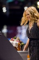 KYLIE MINOGUE Leaves the Qatar Airways Event in Sydney 03/03/2016