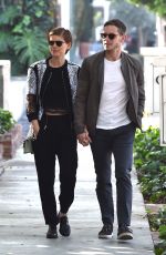 LATE MARA and JAmie Bell Out and About in West Hollywood 02/29/2016