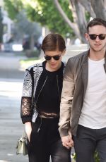 LATE MARA and JAmie Bell Out and About in West Hollywood 02/29/2016