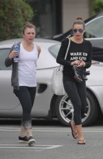 LEA MICHELE Out and About in Brentwood 03/04/2016