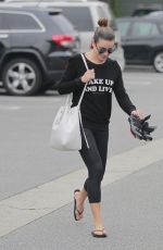 LEA MICHELE Out and About in Brentwood 03/04/2016