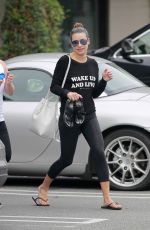 LEA MICHELE Out and About in Brentwood 03/04/2016