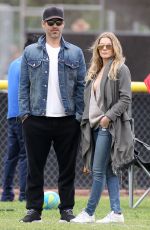 LEANN RIMES at Her Son